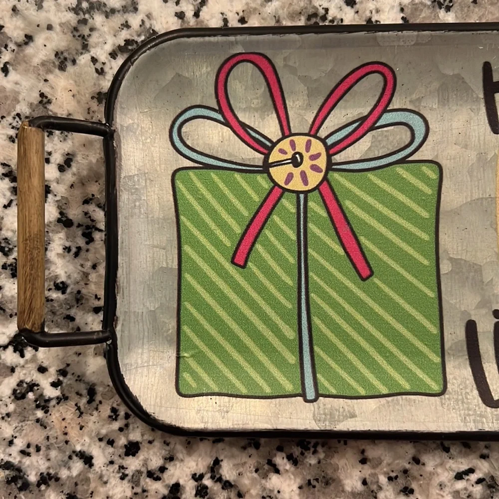 Mini Tin Christmas Tray